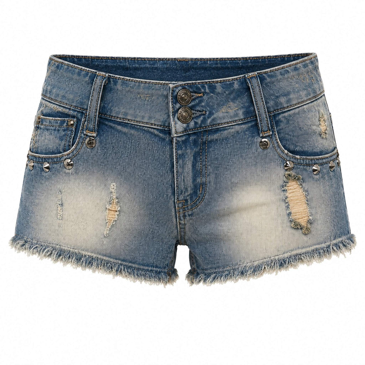 Rivet Denim Shorts