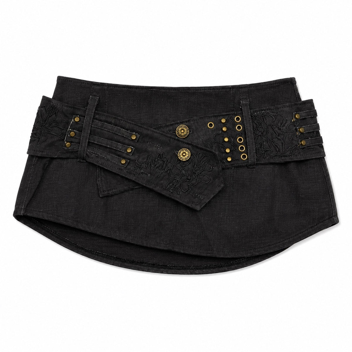 Belted Micro Skirt
