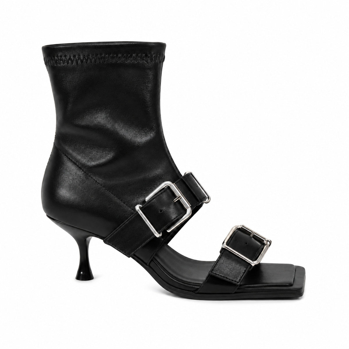 Luna Buckle Heels
