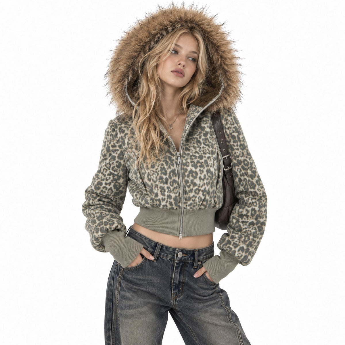 Snow Leopard Hoodie