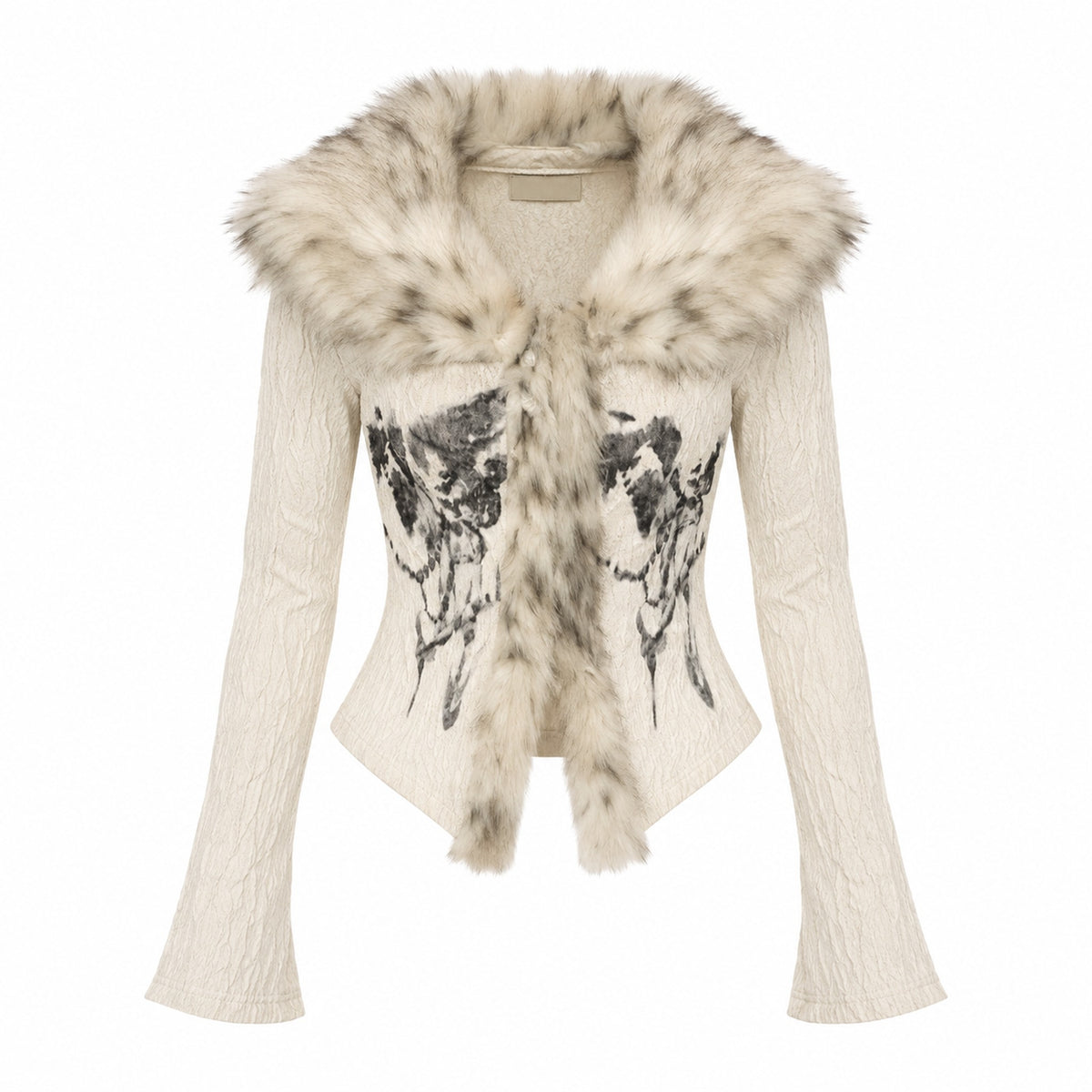 Whiteout Fur Top